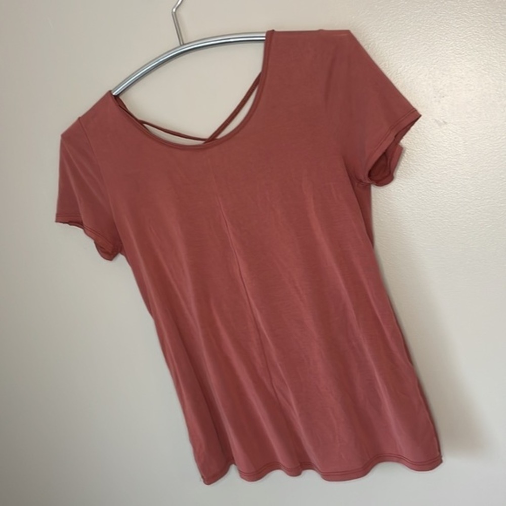 ABERCROMBIE & FITCH | Women’s ABERCROMBIE & FITCH Salmon Colored Stylish Shirt - Picture 6 of 7